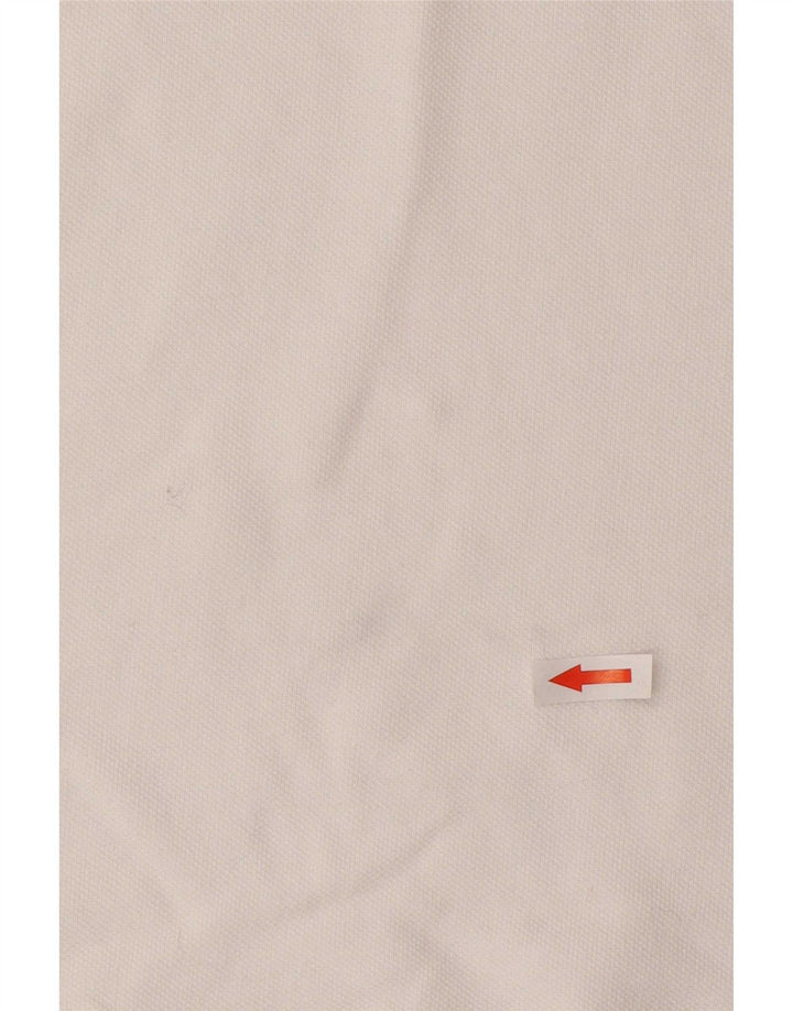Lotto Herren-Poloshirt, groß, weiße Baumwolle