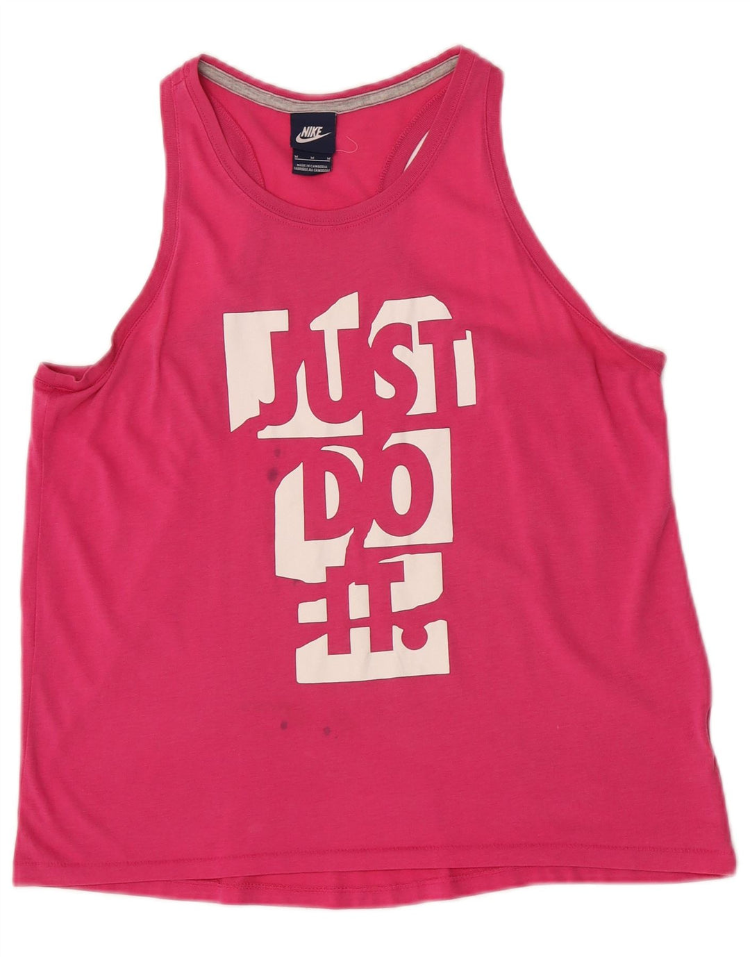 Nike Damen Graphic Vest Top UK 14 Mittelrosa