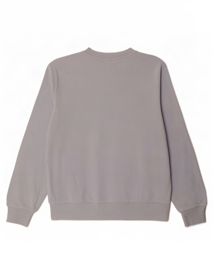 Calvin Klein Herren-Sweatshirt mit Grafik, groß, aus blauer Baumwolle