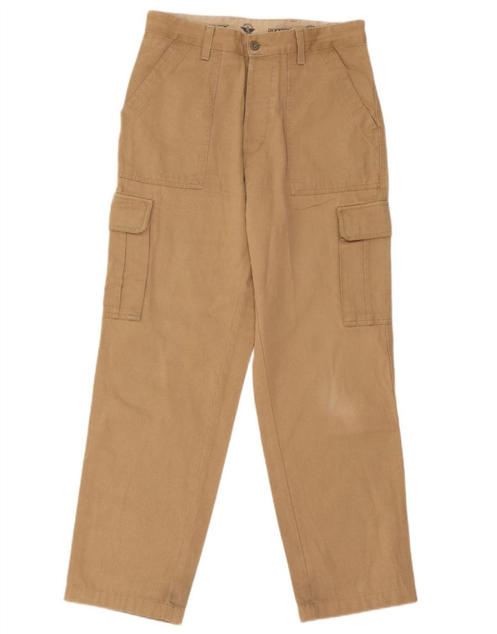 Dockers Gerade Herren-Cargohose W31 L30 Braune Baumwolle