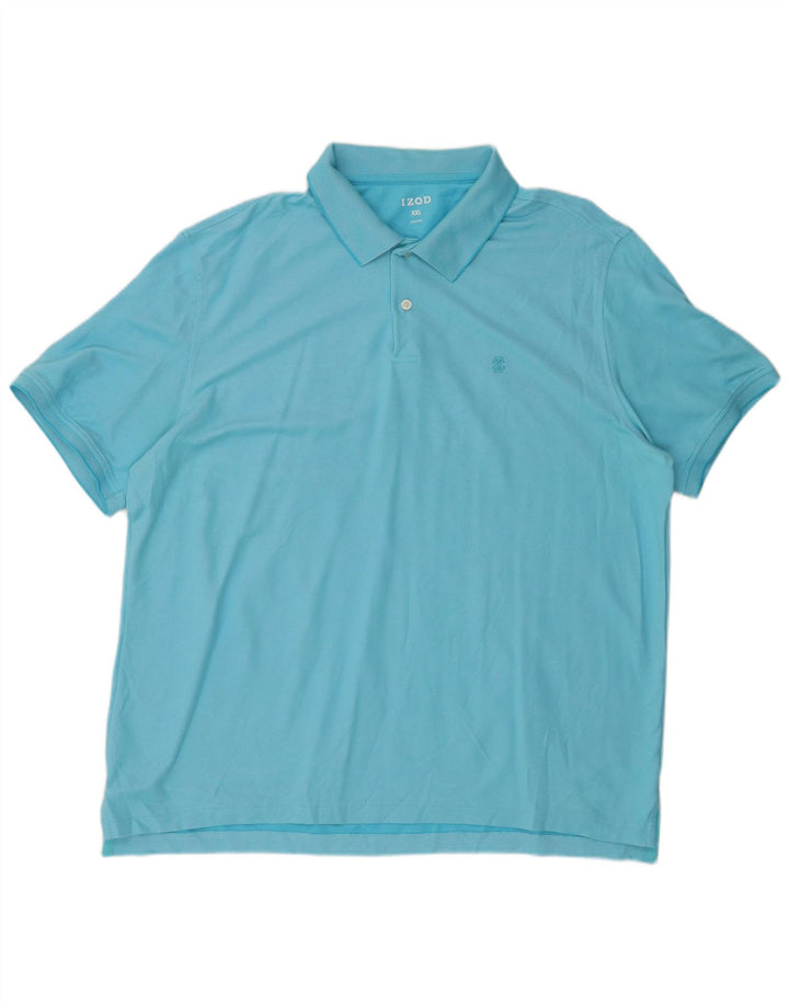 IZOD Herren Poloshirt 2XL Blau Baumwolle