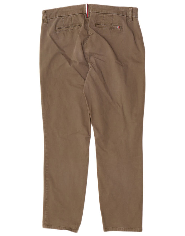 Tommy Hilfiger Damen Regular Chino-Hose US 10 Large W32 L27 Khaki