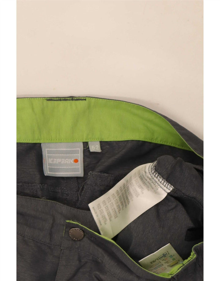 Icepeak Herren Cargoshorts IT 52 XL W36 Graues Polyamid