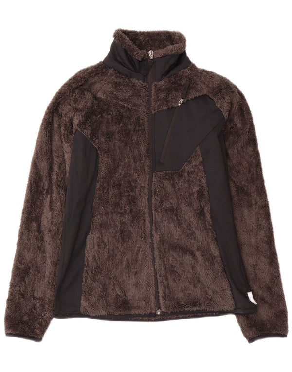 Columbia Damen Fleecejacke UK 14 Mittelgraues Colourblock-Polyester