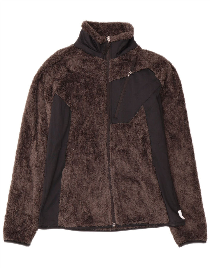 Columbia Damen Fleecejacke UK 14 Mittelgraues Colourblock-Polyester