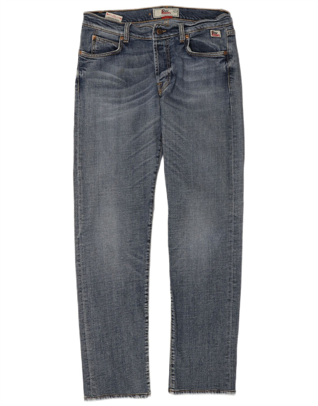 Roy Rogers Herren Straight Jeans W34 L32 Blaue Baumwolle