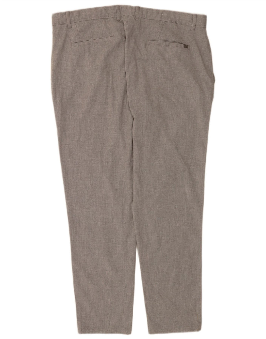 Zara Slim Chino-Hose für Herren, EU 48, XL, W38, L29, Grau, Polyester