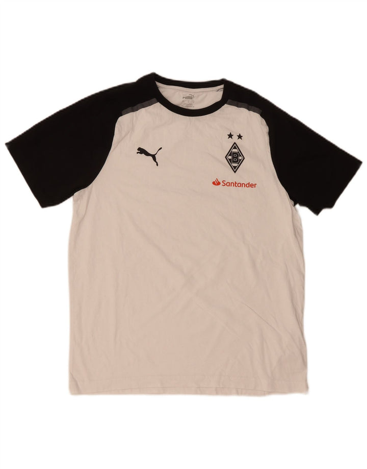 Puma Herren Borussia Mönchengladbach Grafik T-Shirt Top Medium Weiß