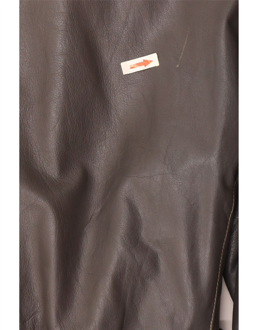 Vintage Damen Lederjacke UK 16 Large Grau