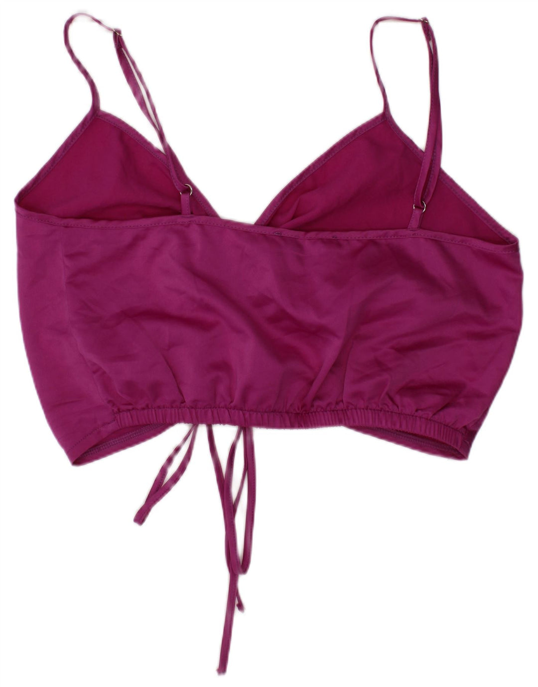 Zara Damen Crop Top Small Lila Polyester
