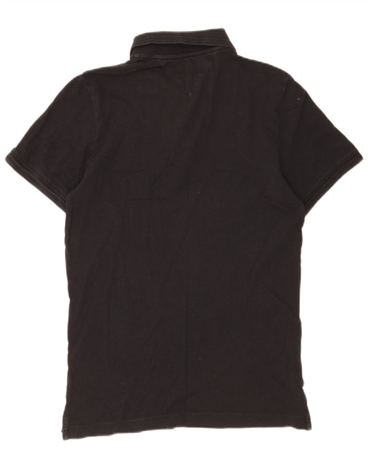 Tommy Hilfiger Herren Slim Fit Poloshirt Small Schwarz