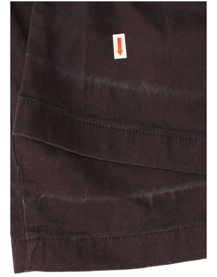 PENGUIN Gerade Chino-Hose für Herren, W34, L32, schwarze Baumwolle
