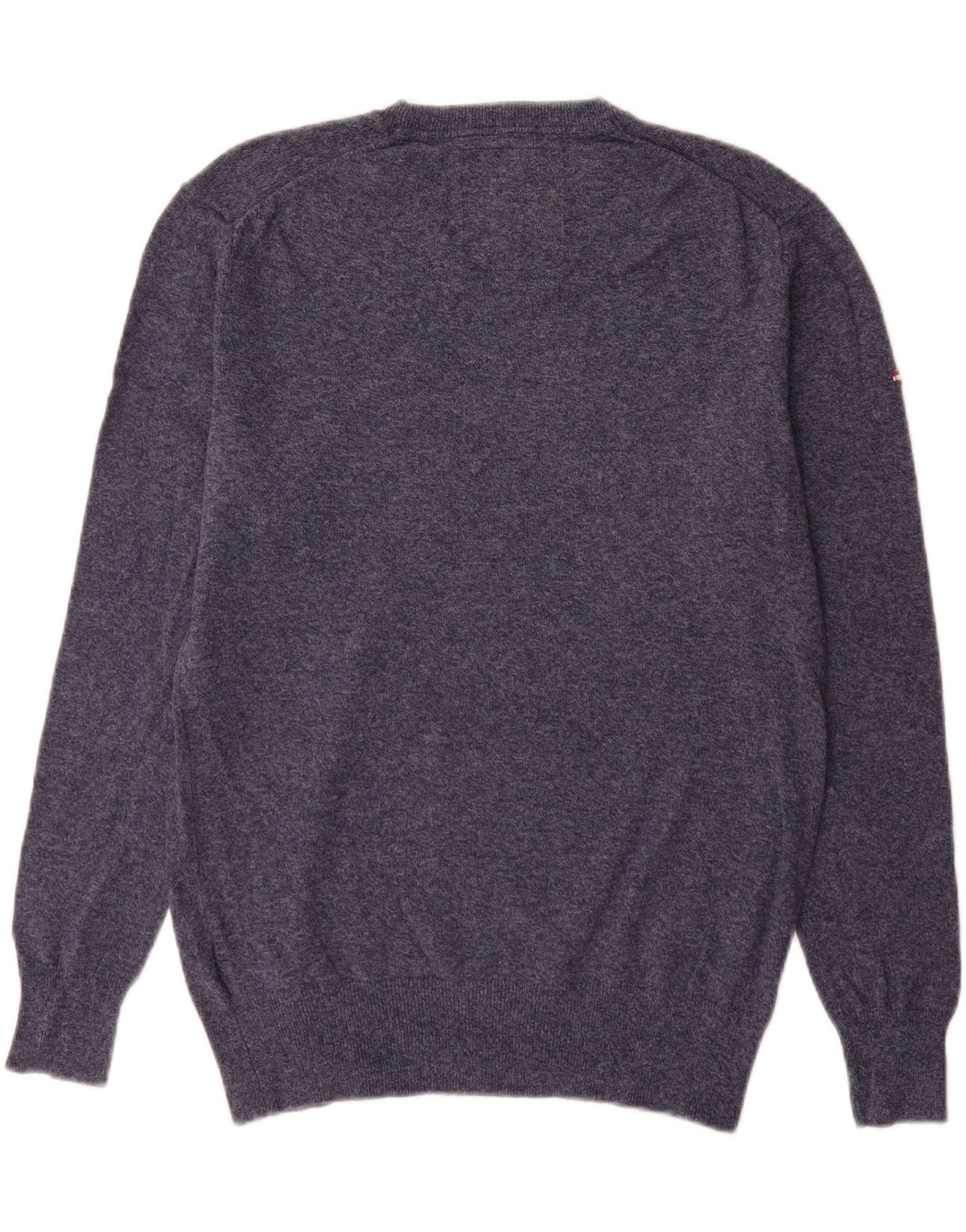 Superdry Herren-Pullover mit Rundhalsausschnitt, mittelmarineblaue Baumwolle