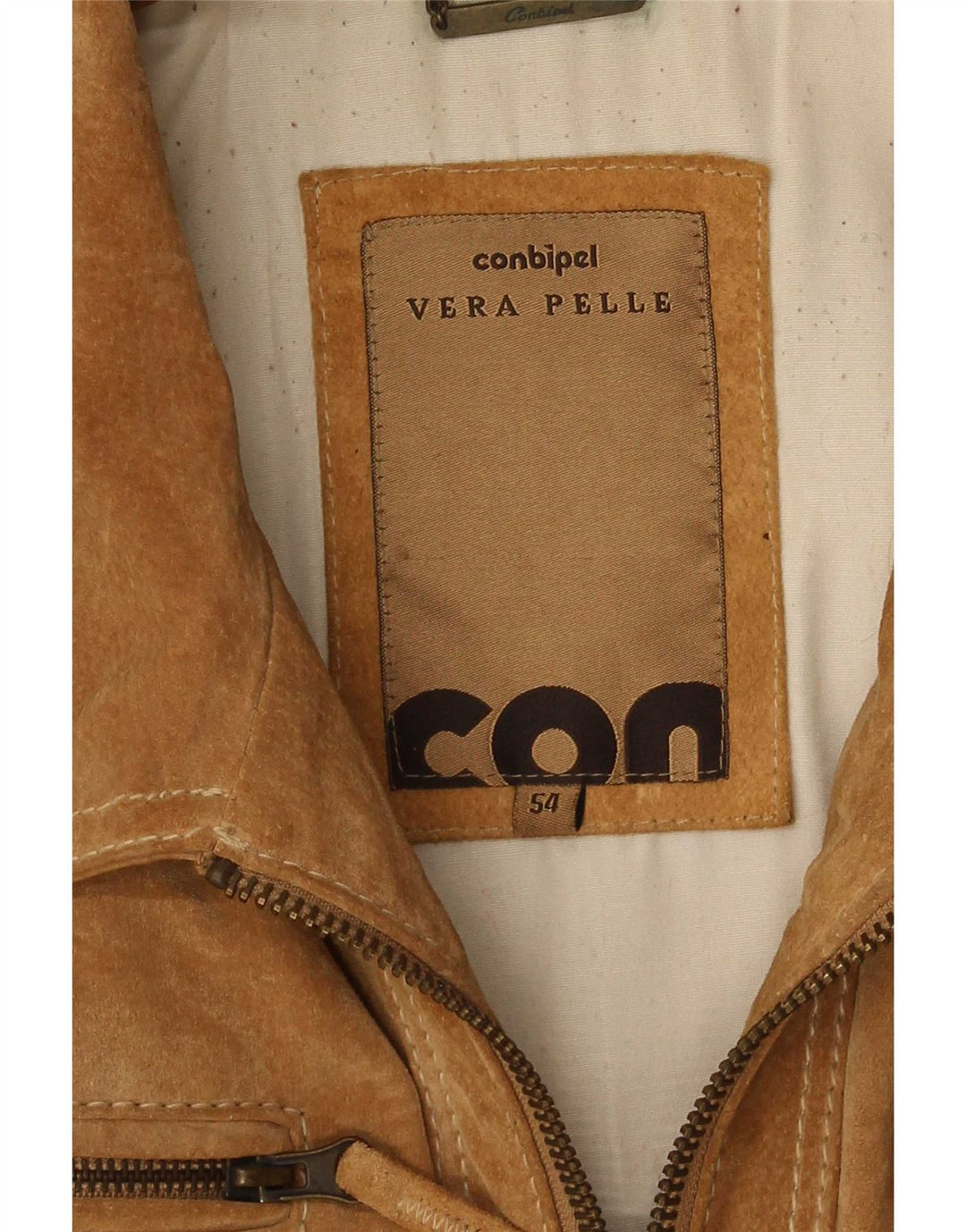 Conbipel Herren Wildleder Bomberjacke IT 54 XL Beige Leder