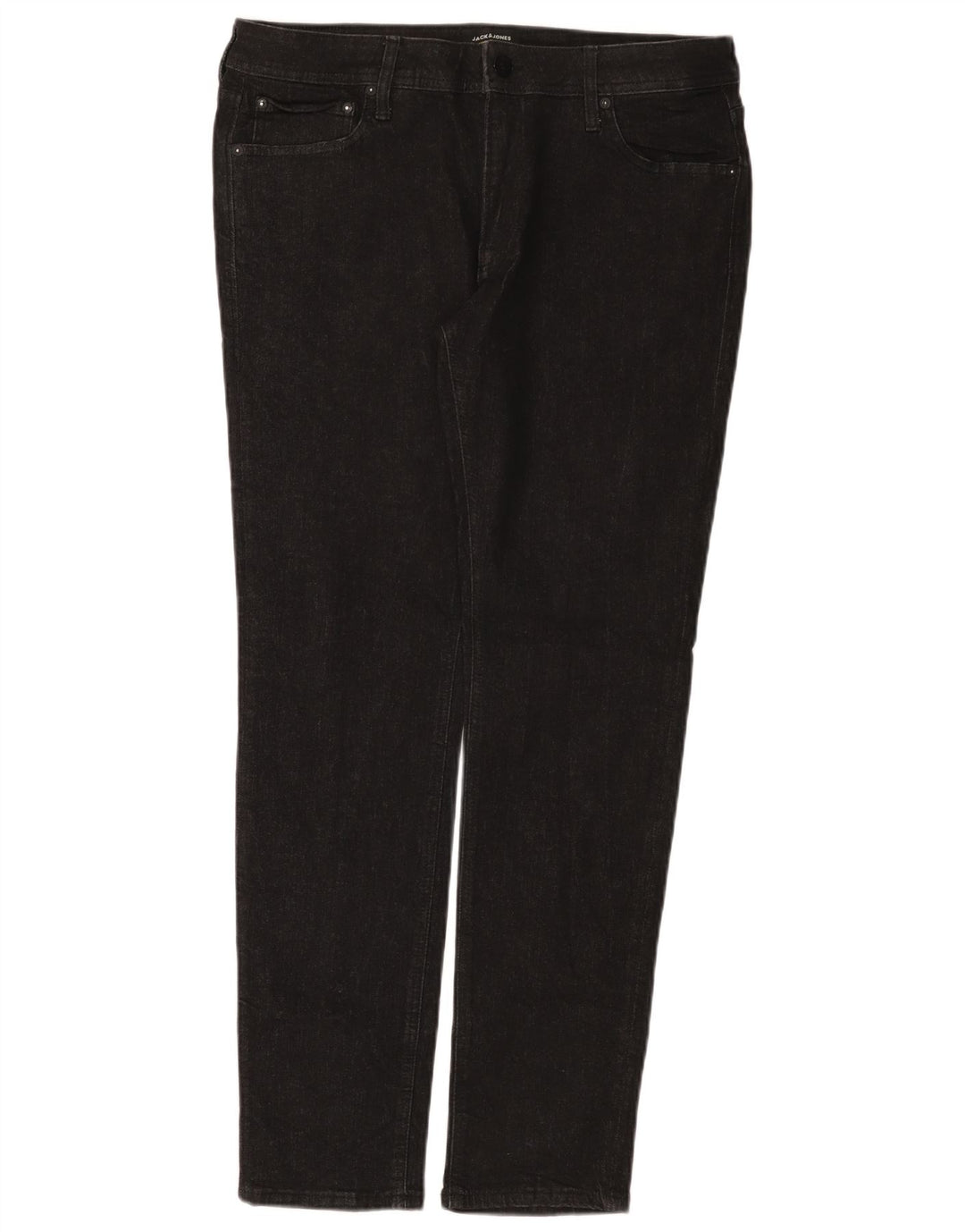 Jack & Jones Herren Slim Jeans W36 L32 Schwarze Baumwolle