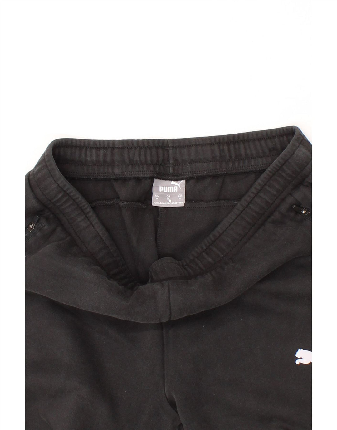 PUMA Mens Tracksuit Trousers Medium  Black Cotton Vintage Puma and Second-Hand Puma from Messina Hembry 