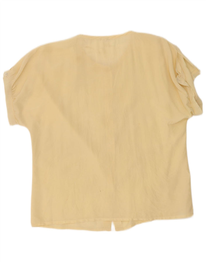 Berri Damen Kurzarm-Hemdbluse EU 38 Mittelgelb