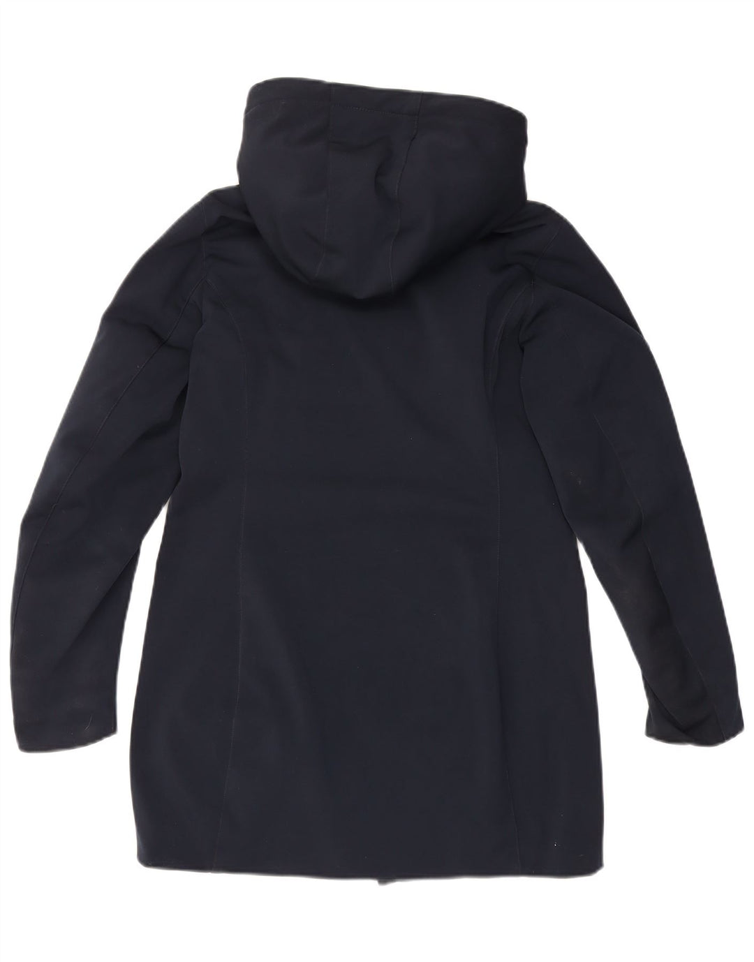 Ciesse Piumini Wattierter Damenmantel mit Kapuze, UK 14, Mittelmarineblau