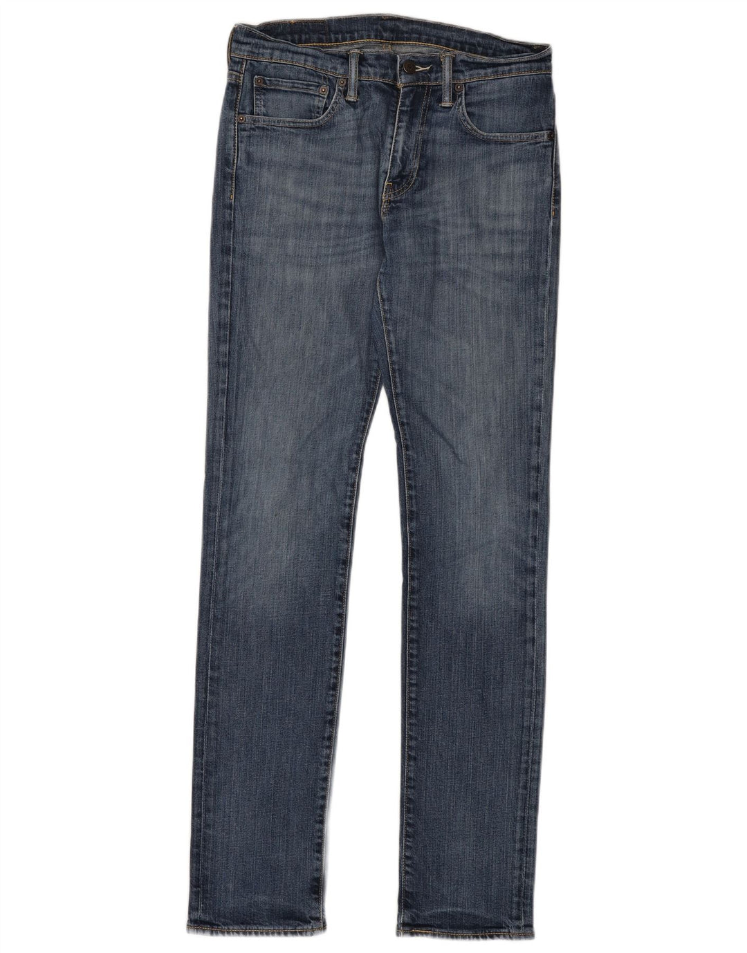 LEVI'S Womens 511 Slim Jeans W31 L34 Navy Blue Cotton