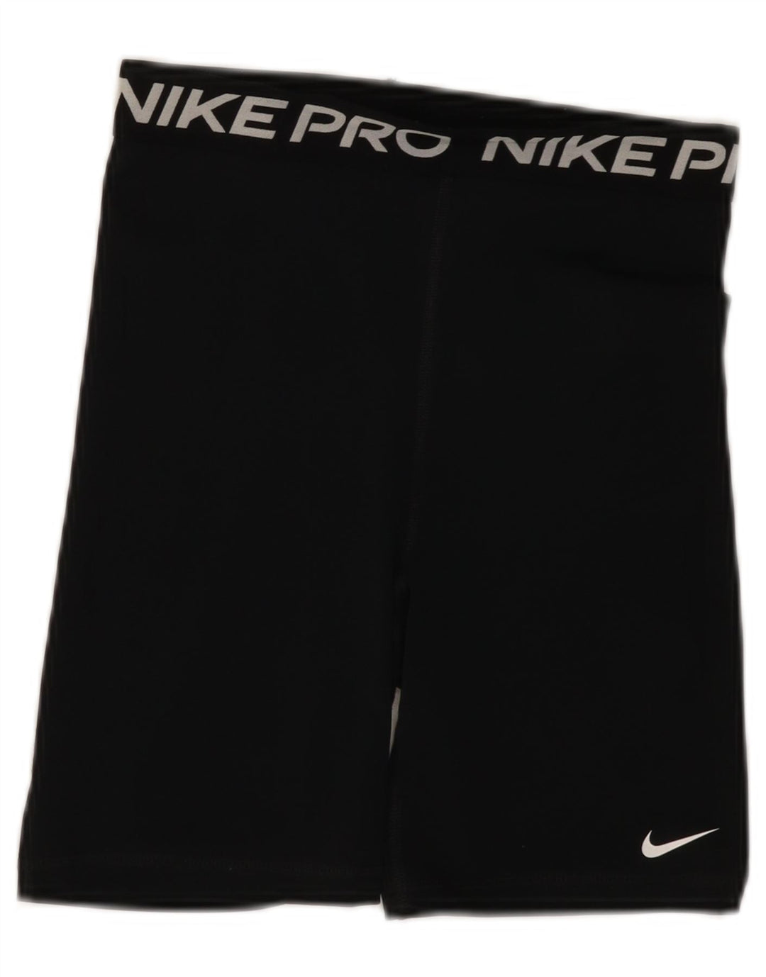 Nike Damen Dri Fit Graphic Sport Shorts UK 10 Small Schwarz Polyester