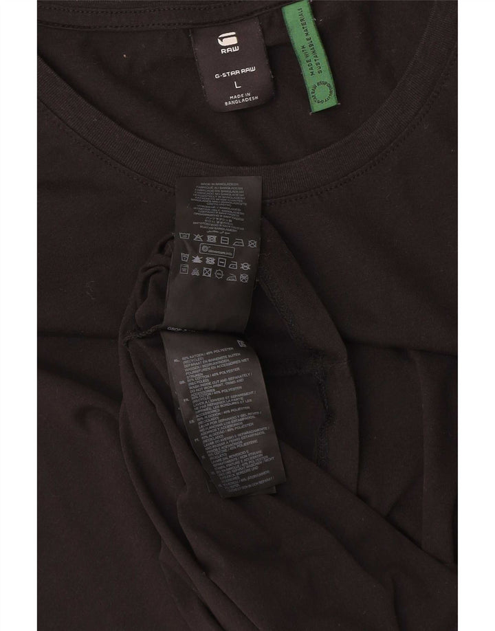G-Star Herren T-Shirt Top Large Schwarz Baumwolle