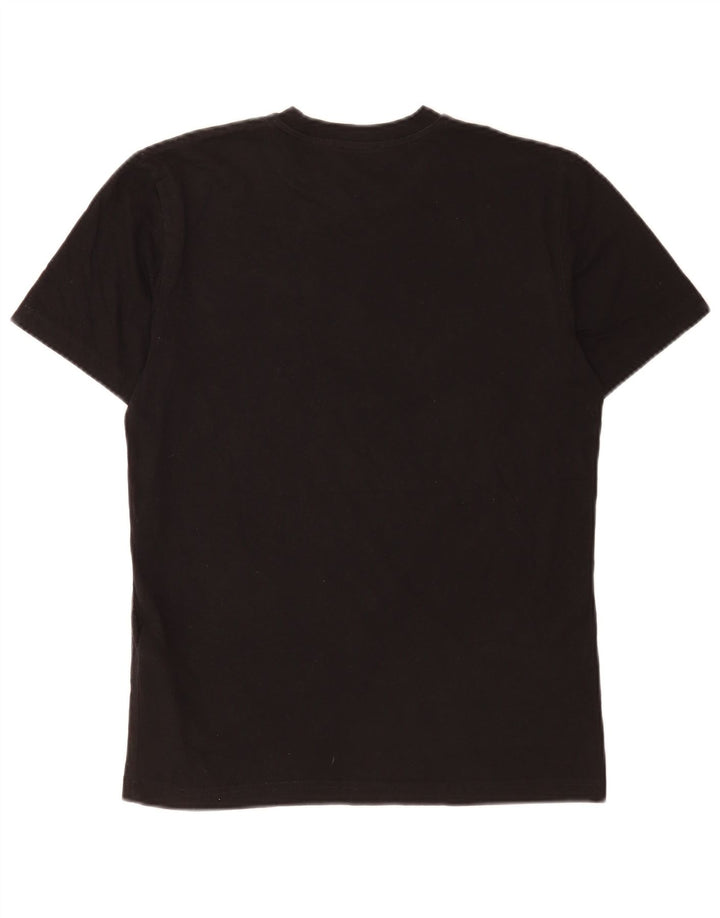 Diesel Herren-T-Shirt mit Grafik, Größe S, schwarze Baumwolle