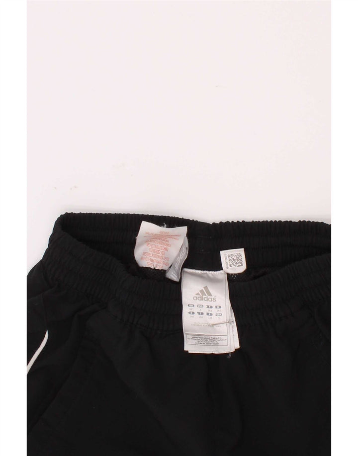Adidas Sportshorts für Jungen, 9–10 Jahre, schwarzes Colourblock-Polyester