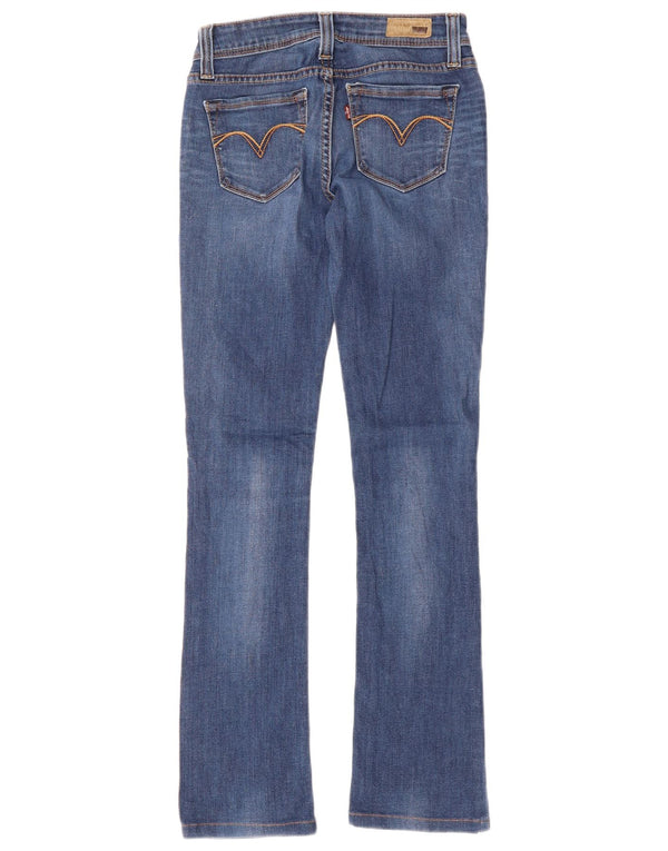 Levi's Damen Legging Bootcut Jeans W26 L29 Blaue Baumwolle