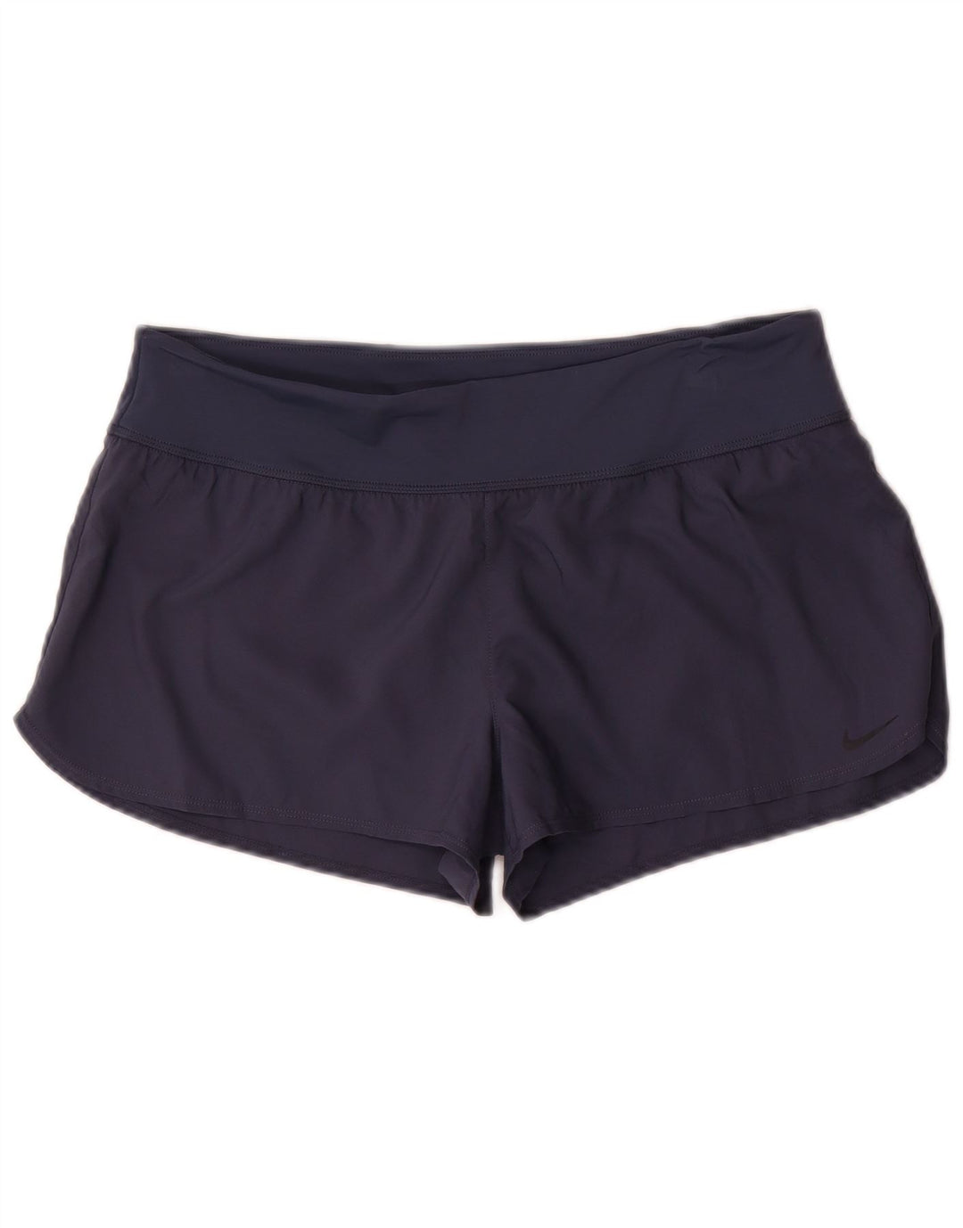 Nike Damen Sportshorts UK 16 Large Marineblau Polyester
