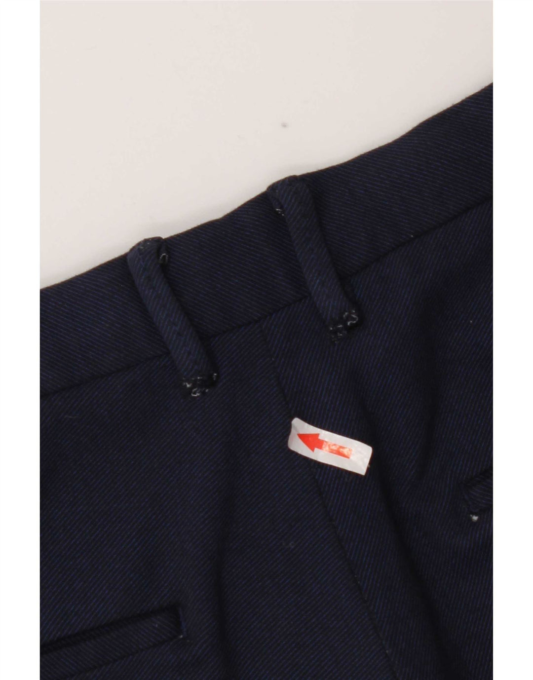 Zara Herren Chinoshorts EU 42 Large W32 Marineblaue Viskose
