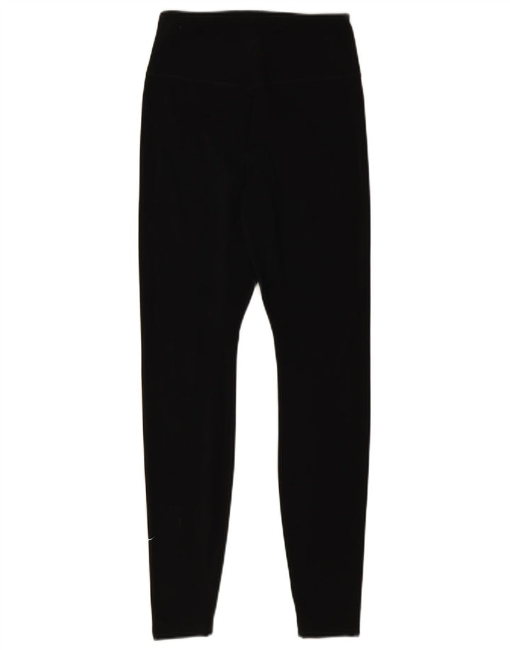NIKE Damen Dri Fit Leggings UK 8 Small Schwarz