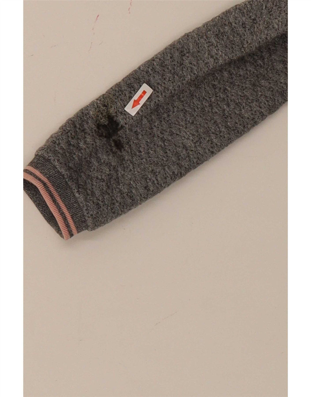 Woolrich Pulloverkleid für Mädchen, 9–10 Jahre, grau meliertes Polyester