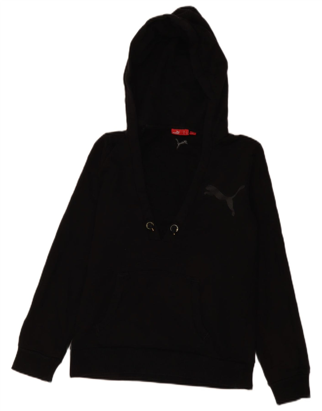 Puma Damen Kapuzenpullover UK 10 Small Schwarz