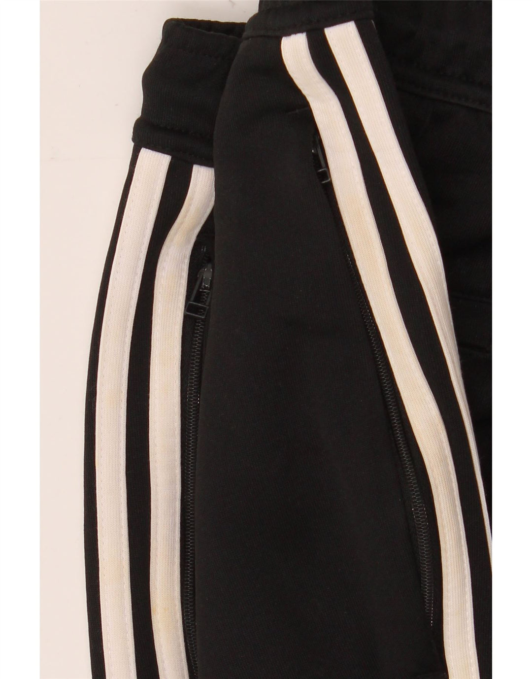 ADIDAS Damen Trainingshose UK 6 XS Schwarz Polyester