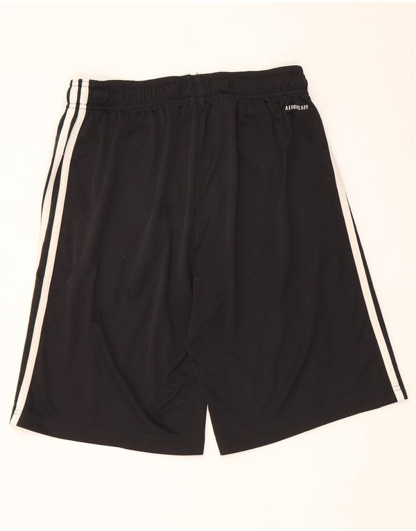 Adidas Jungen Aeroready Sportshorts 15–16 Jahre, schwarzes Polyester