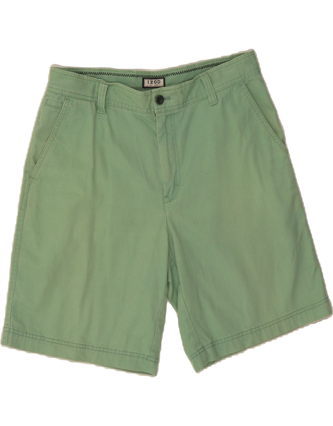 IZOD Mens Chino Shorts W32 Medium  Green Cotton Vintage Izod and Second-Hand Izod from Messina Hembry 
