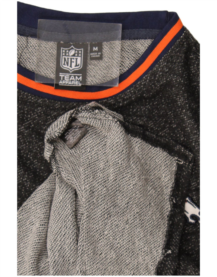 NFL Herren Denver Broncos Grafik-Sweatshirt-Pullover Mittelgrau meliert