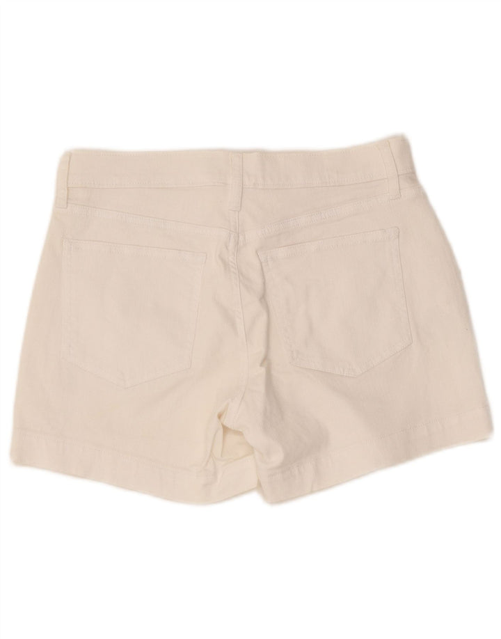 Gap Damen-Jeansshorts W27 Small aus weißer Baumwolle