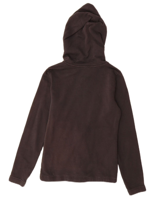 Adidas Jungen-Kapuzenpullover mit Reißverschluss, 11–12 Jahre, schwarze Baumwolle