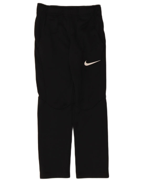 Nike Jungen Dri Fit Trainingshose, 8–9 Jahre, Größe S, Schwarz, Polyester