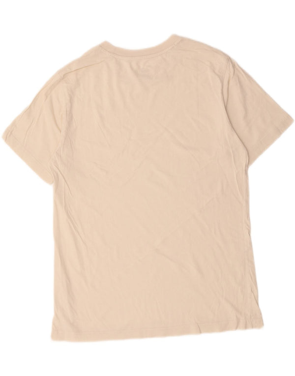 Puma Herren T-Shirt Top Medium Off White Baumwolle