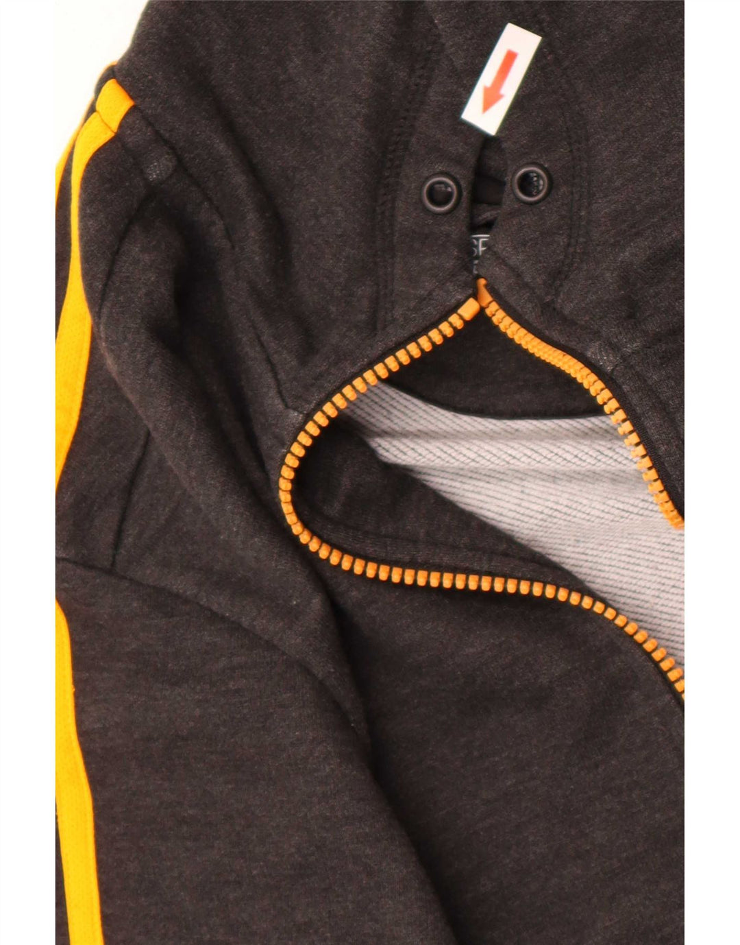 Adidas Herren Climalite Zip Hoodie Pullover Small Grau Polyester