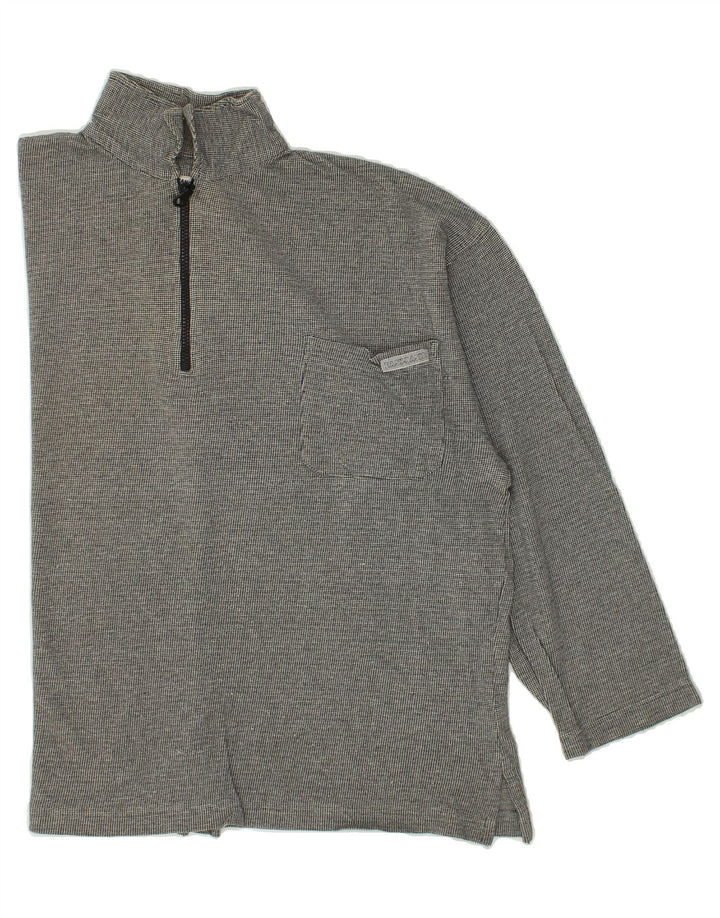 ENDURANCE Mens Polo Shirt Large Grey Check | Vintage Endurance | Thrift | Second-Hand Endurance | Used Clothing | Messina Hembry 