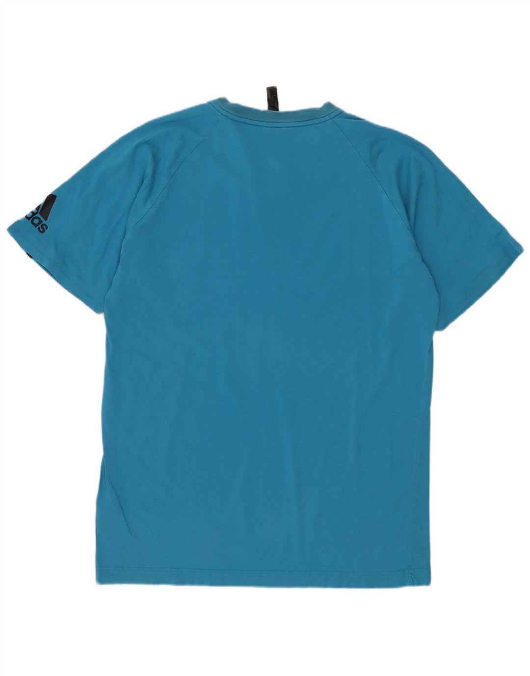 ADIDAS Herren T-Shirt Top Small Blau Baumwolle