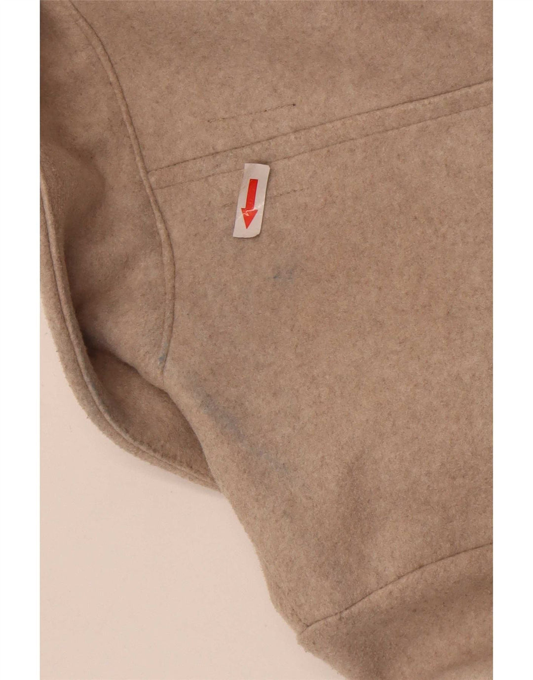Zara Damen Mantel UK 12 Medium Beige Polyester