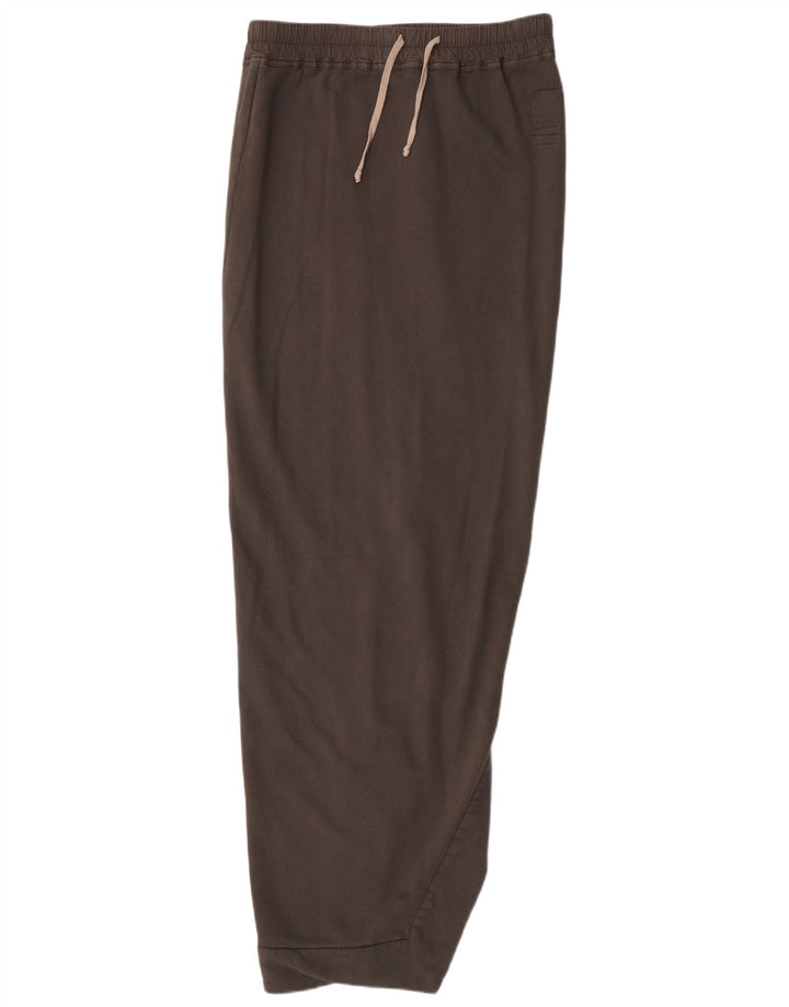 Rick Owens Damen-Maxirock, Größe S, Größe 28, Grau, Baumwolle