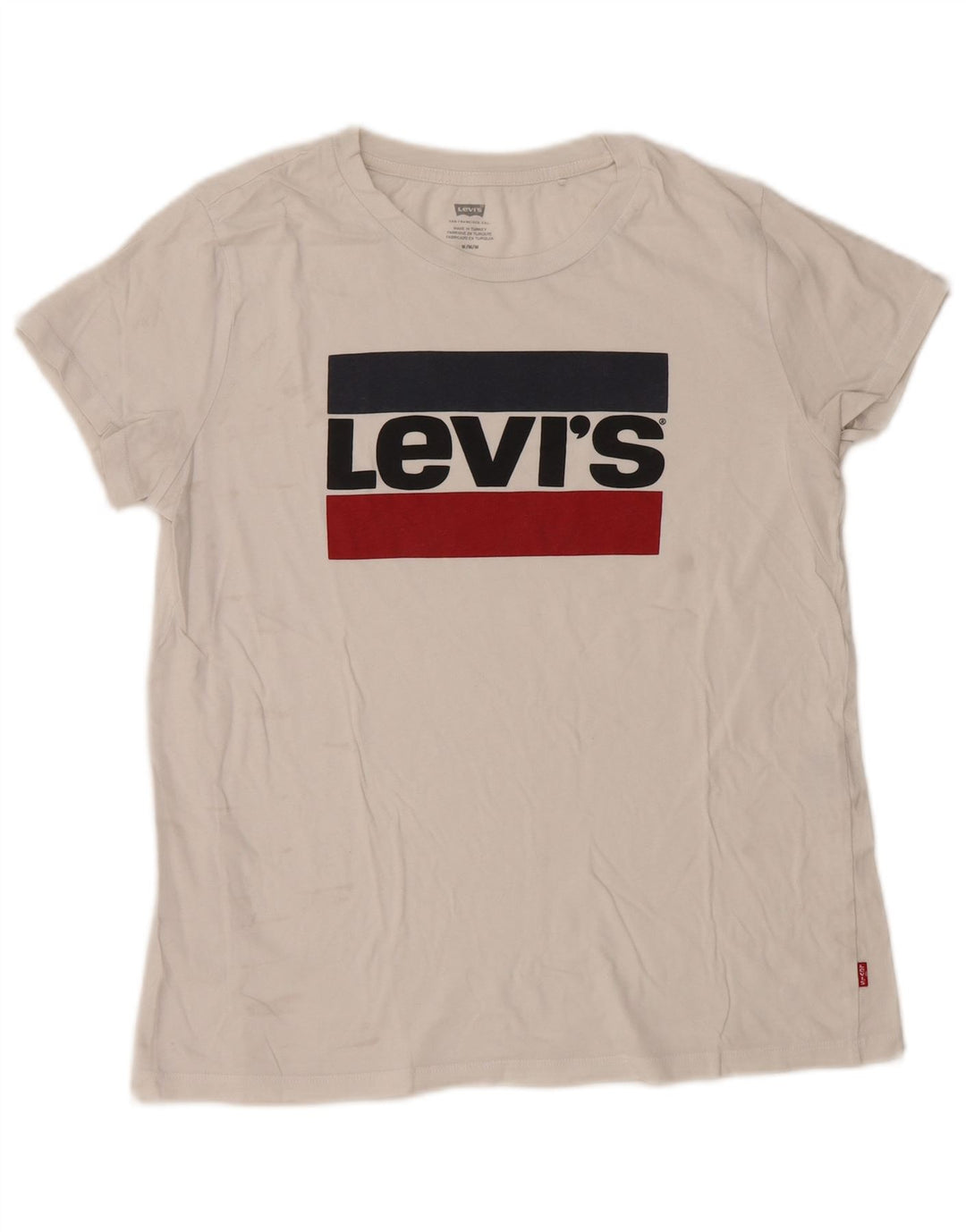 Levi's Herren T-Shirt mit Grafik, Mittelweiß