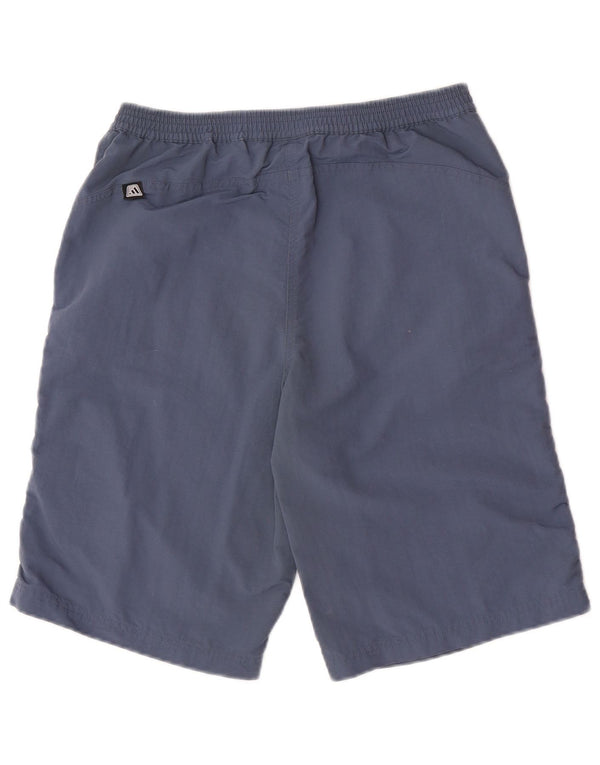 Adidas Cargo-Shorts für Jungen, 13–14 Jahre, W30, blaues Colourblock-Polyamid