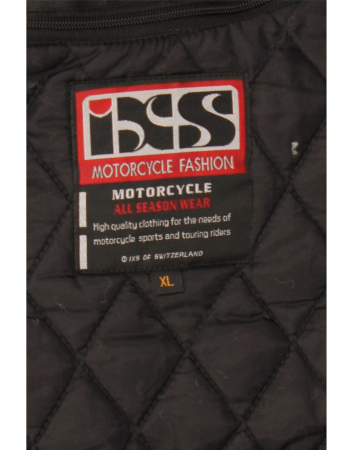 IXS Herren Racer Jacke UK 42 XL Schwarz Polyamid