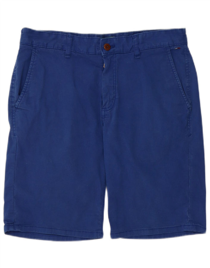 Tommy Hilfiger Herren Chinoshorts W31 mittelblaue Baumwolle